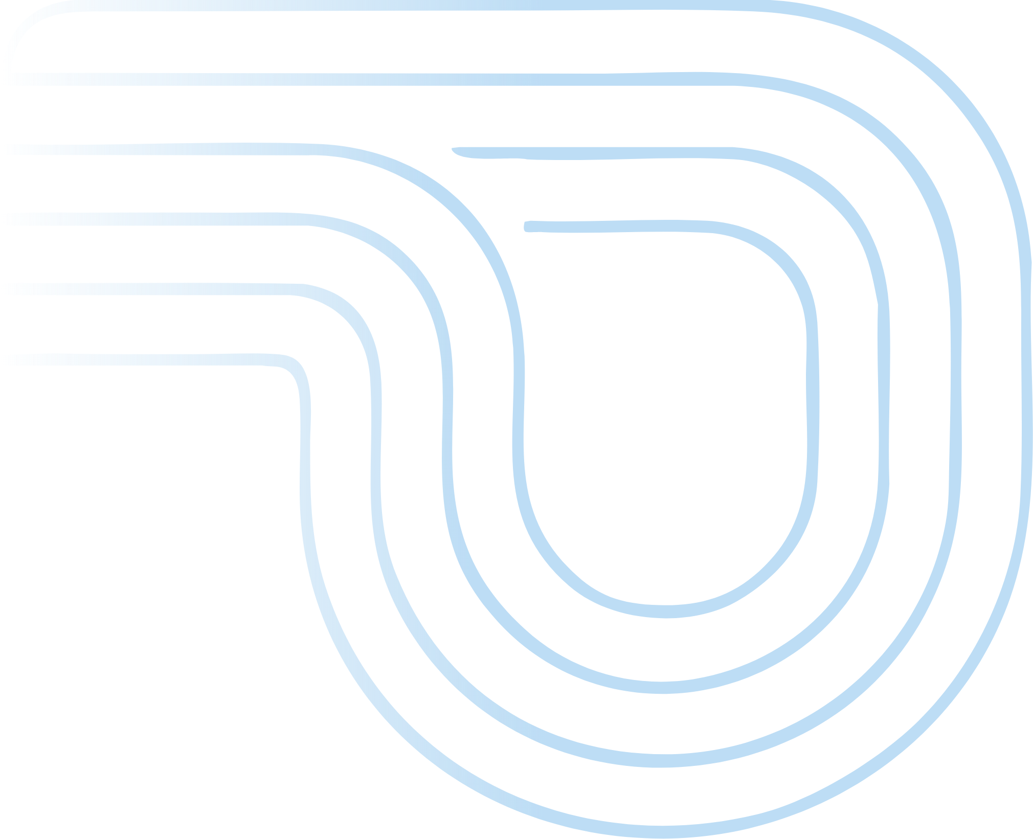 Decorative P shape